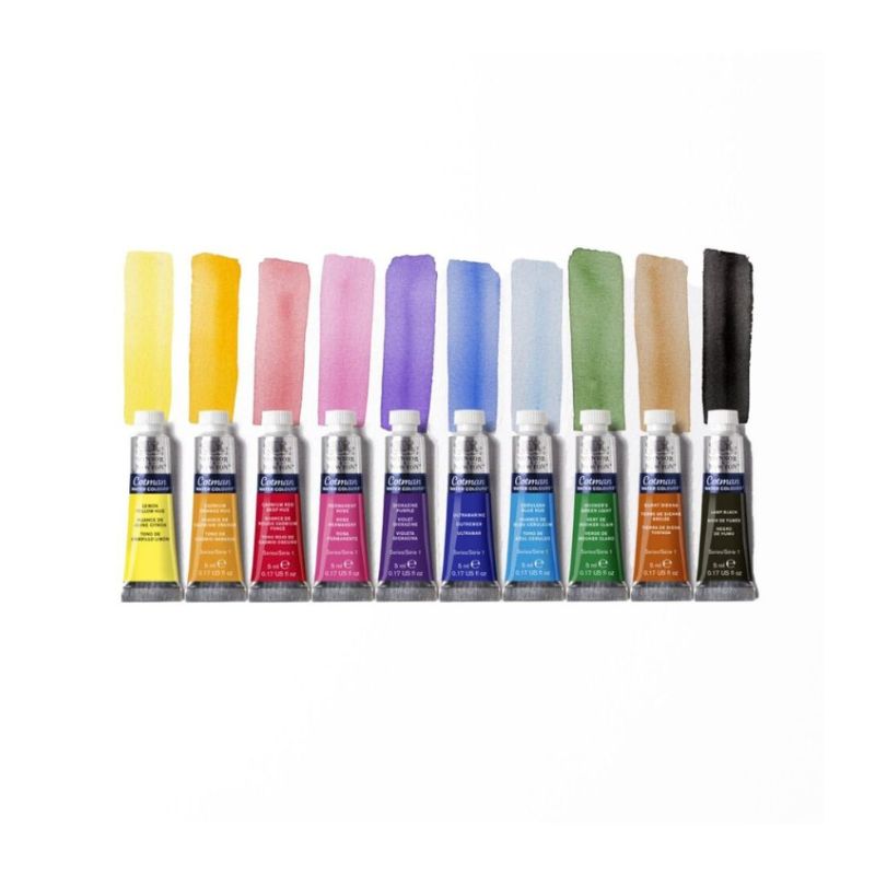 Winsor & Newton® Cotman - Set di acquerelli da 10 pezzi