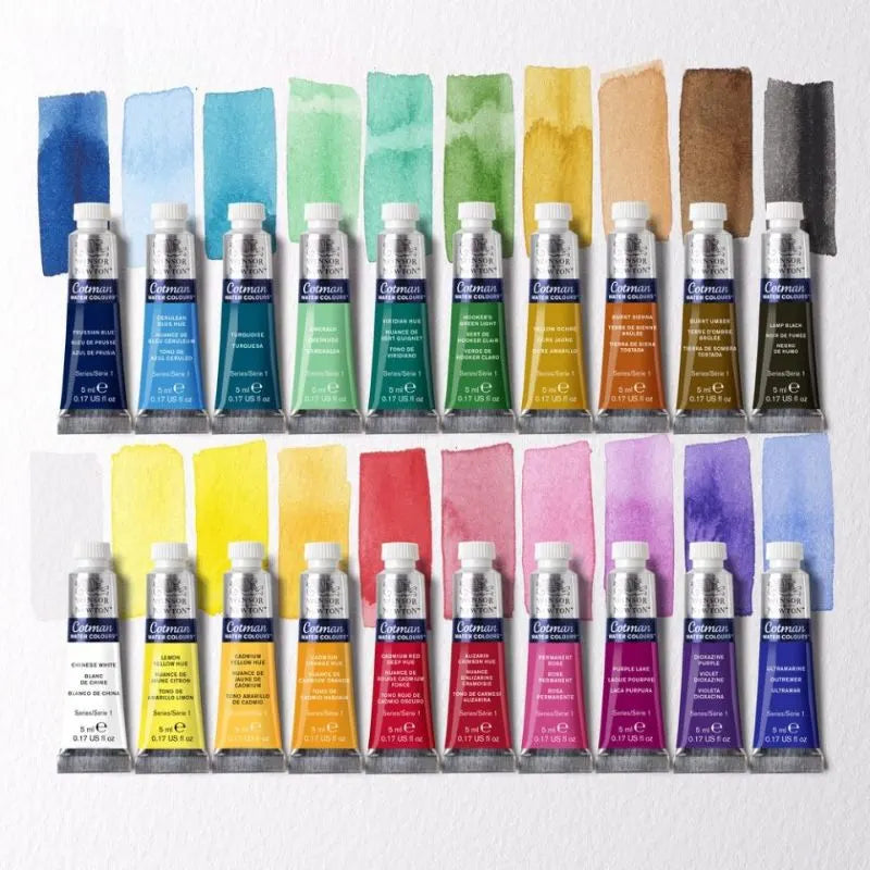 Winsor & Newton® Cotman - Set di acquerelli da 20 pezzi